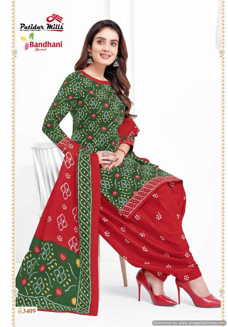 Patidar Mills Bandhani Special Vol-34 – Dress Material - Wholesale Catalog