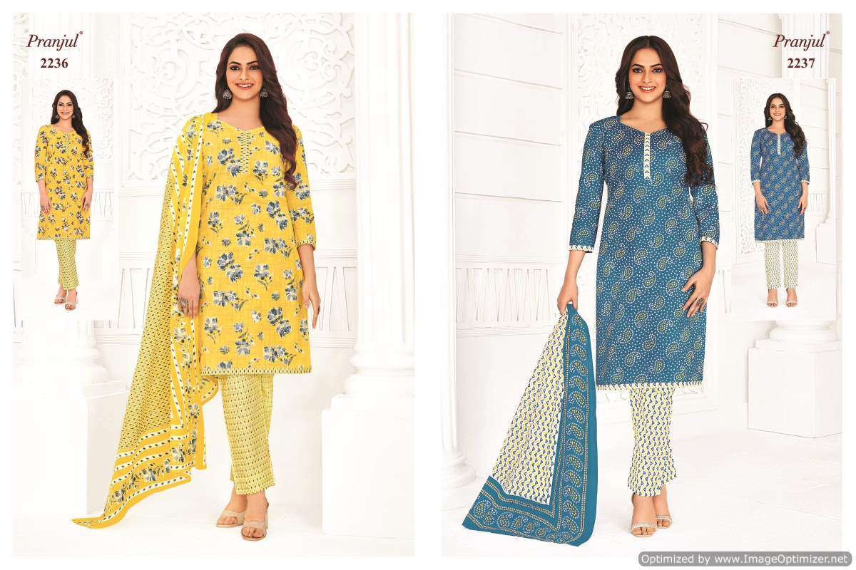 Pranjul Priyanka Vol-22 – Kurti Pant With Dupatta - Wholesale Catalog