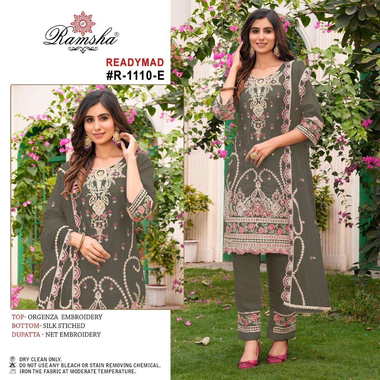 Ramsha R 1110 E To H Pakistani Suits Wholesale catalog