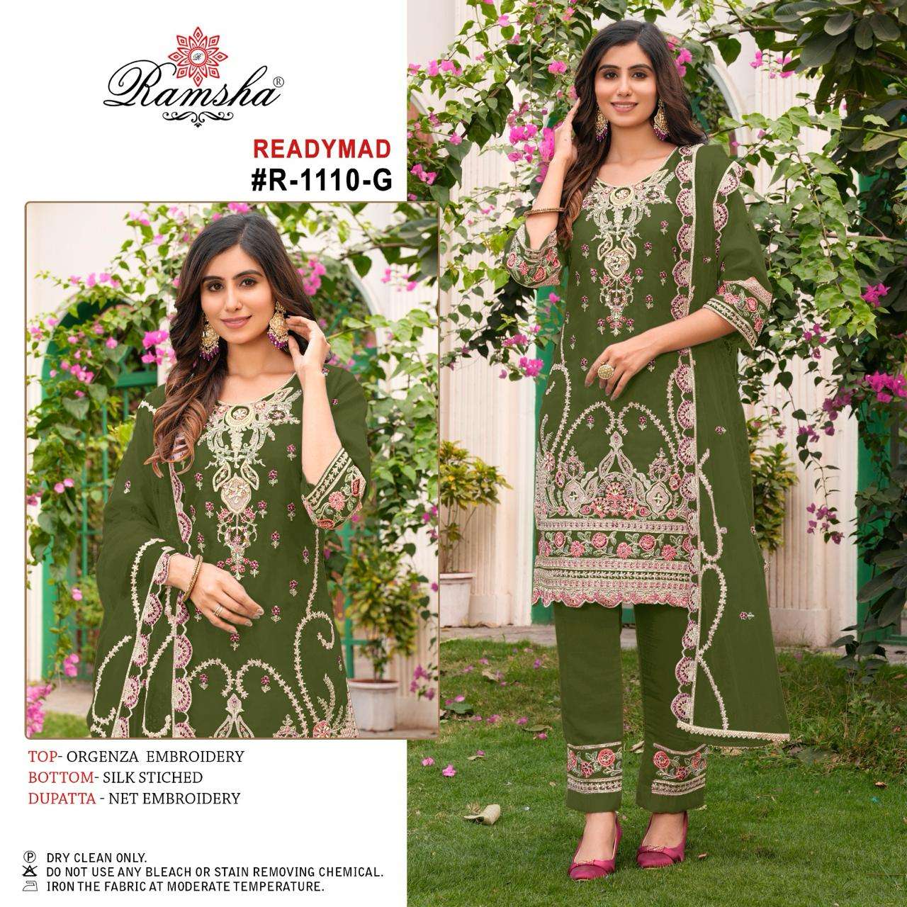 Ramsha R 1110 E To H Pakistani Suits Wholesale catalog