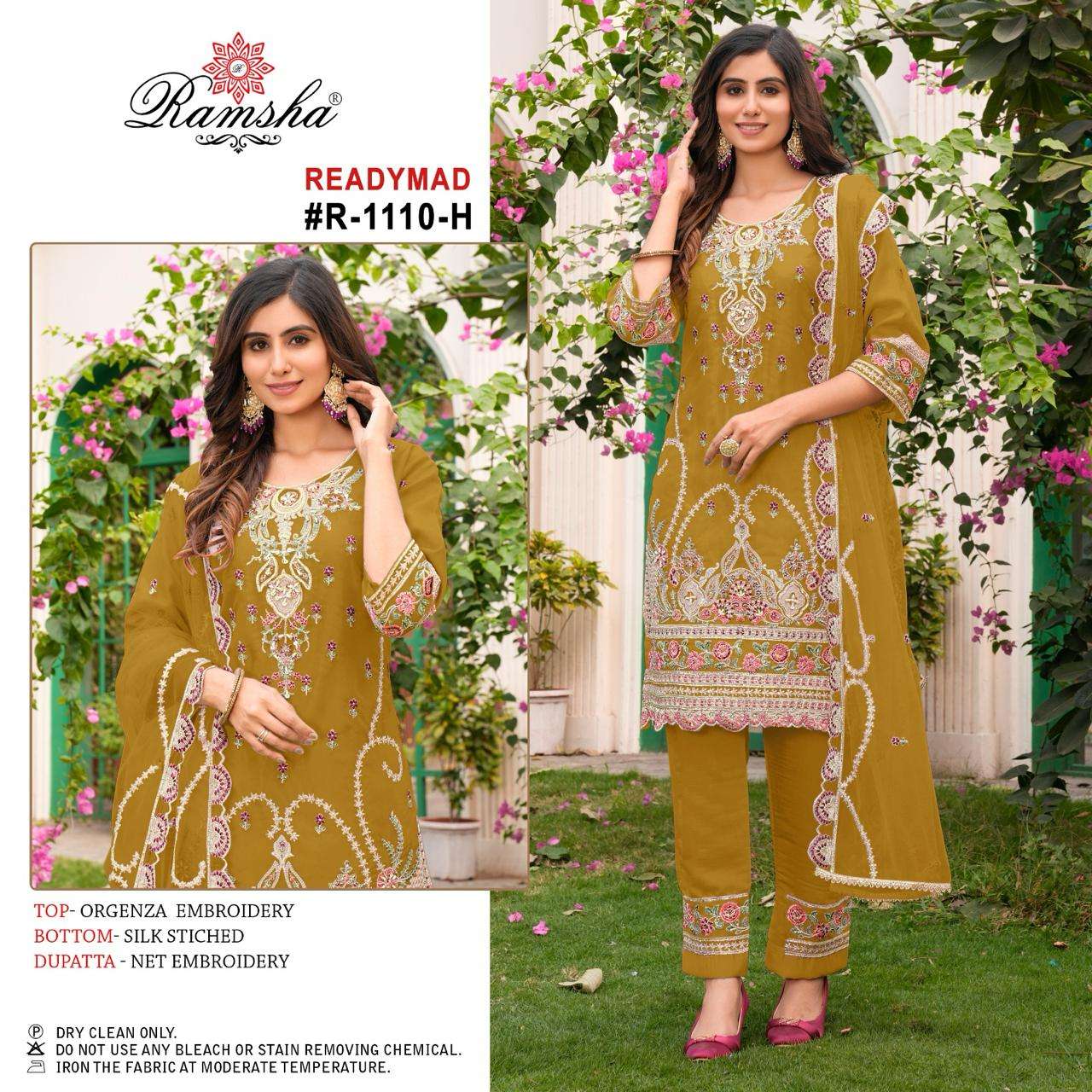 Ramsha R 1110 E To H Pakistani Suits Wholesale catalog