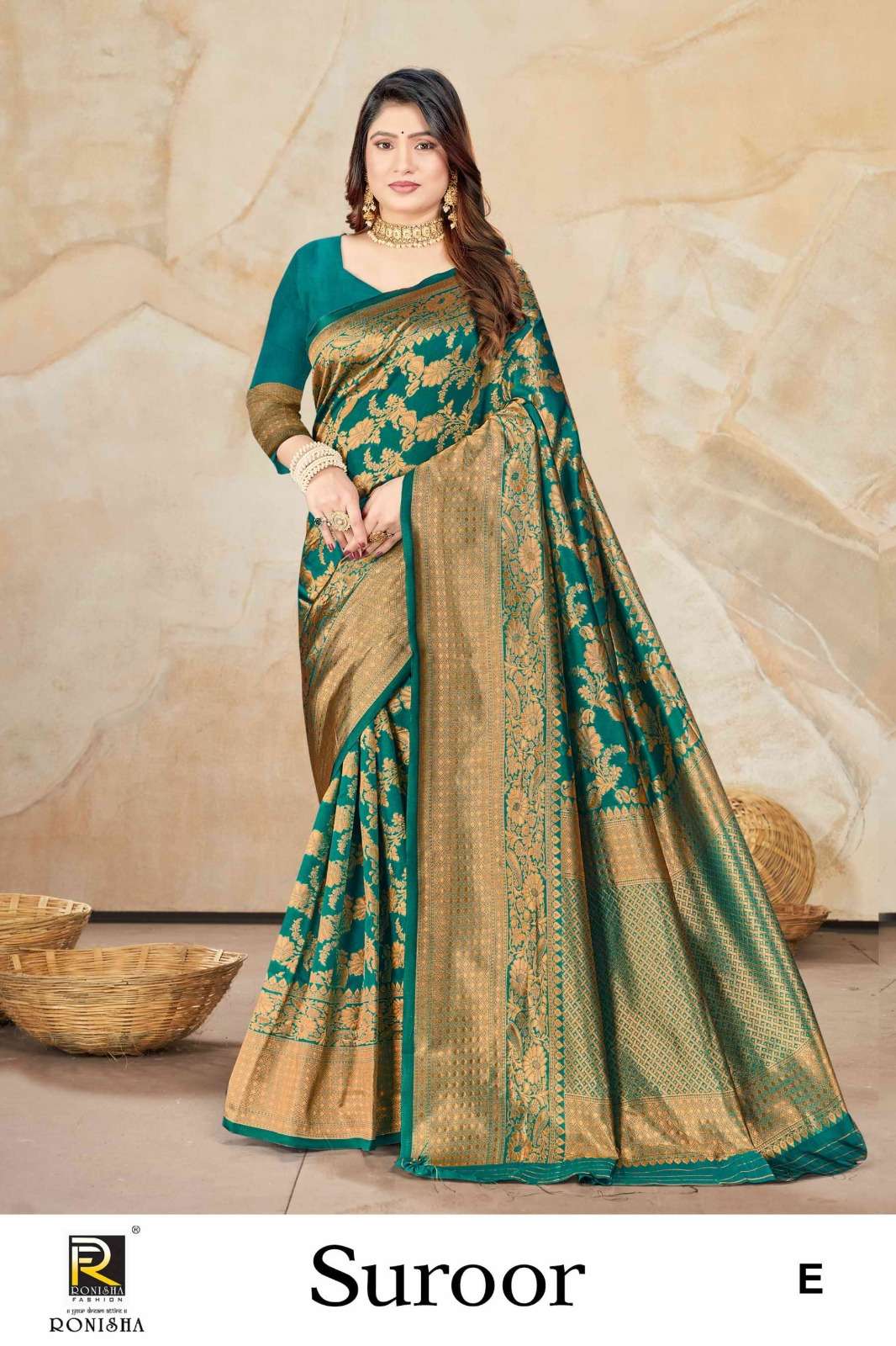 Ronisha fashion Banarasi Silk Saree Wholesale catalog
