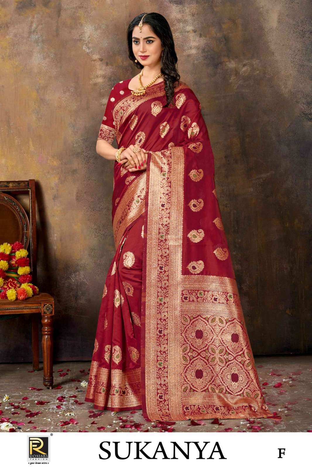 Ronisha Sukanya Banarasi Silk Saree Wholesale catalog