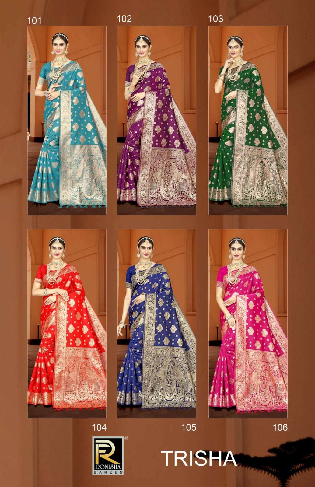 Ronisha Trisha Saree Wholesale catalog