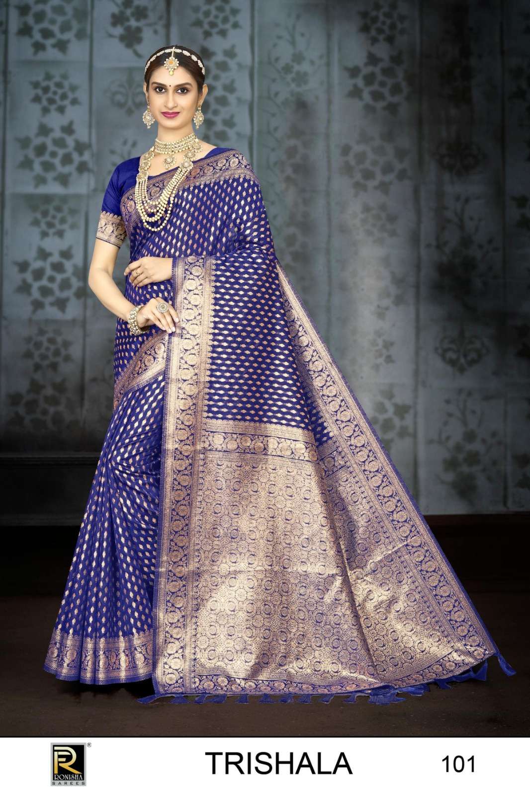 Ronisha Trishala Banarasi Silk Saree Wholesale catalog