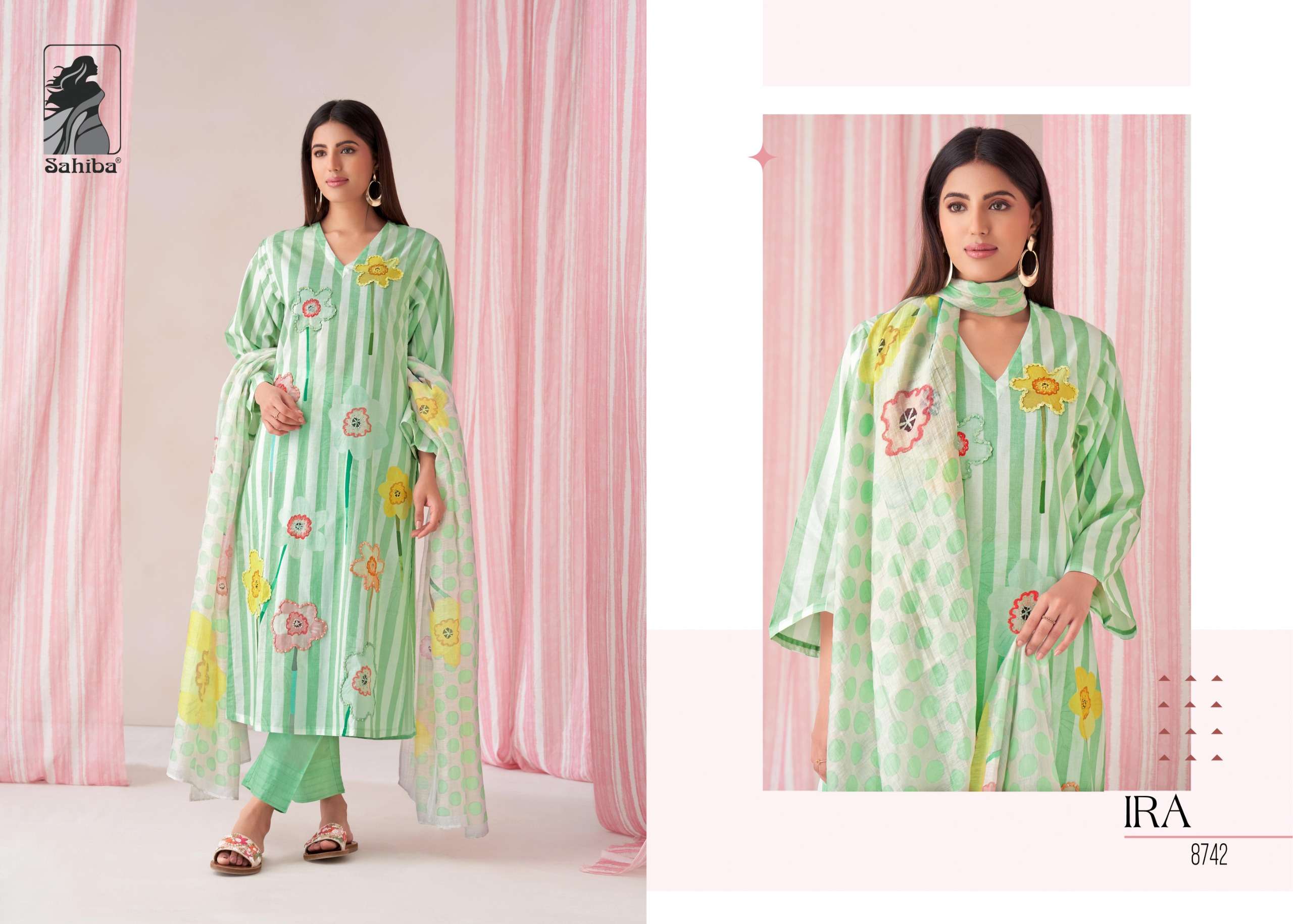 Sahiba IRA Dress Material Wholesale catalog