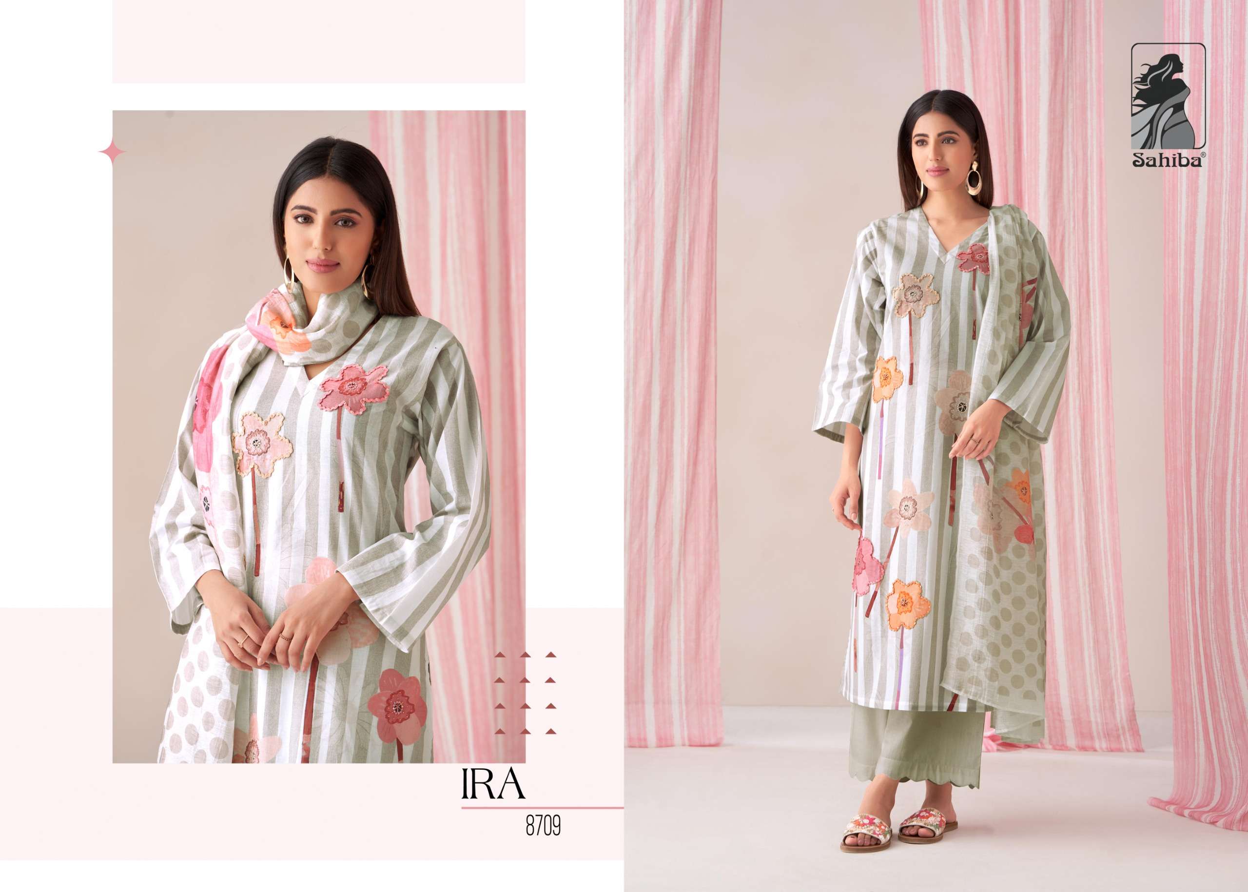 Sahiba IRA Dress Material Wholesale catalog