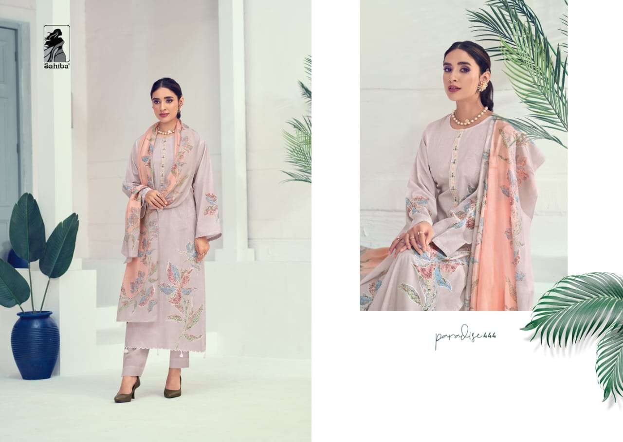 Sahiba Paradise Cotton Lawn Digital Print Salwar Kameez Wholesale catalog