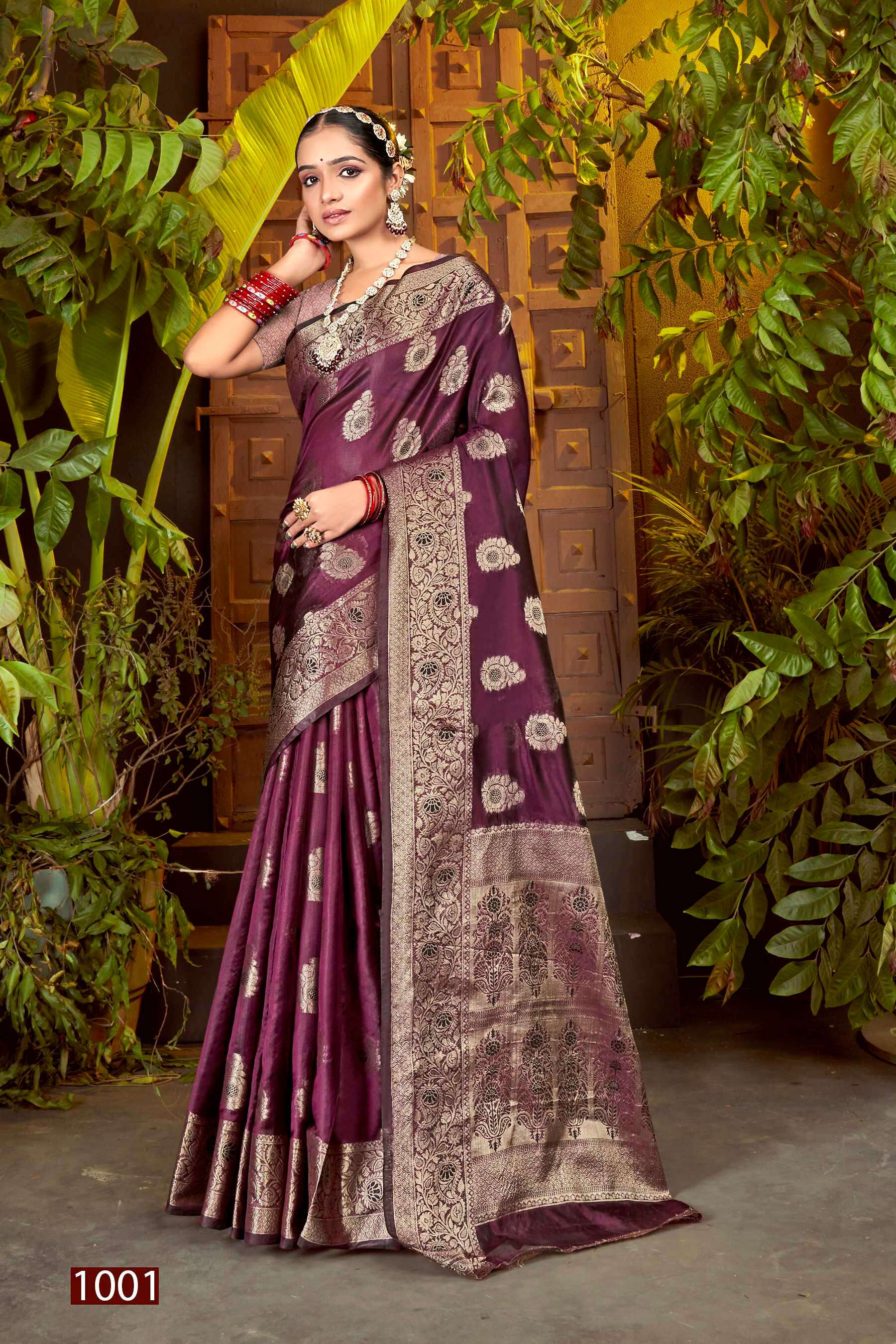 Saroj Haar Shringar vol.2 Premium cxc bright organza silk in bright matching Saree Wholesale catalog    