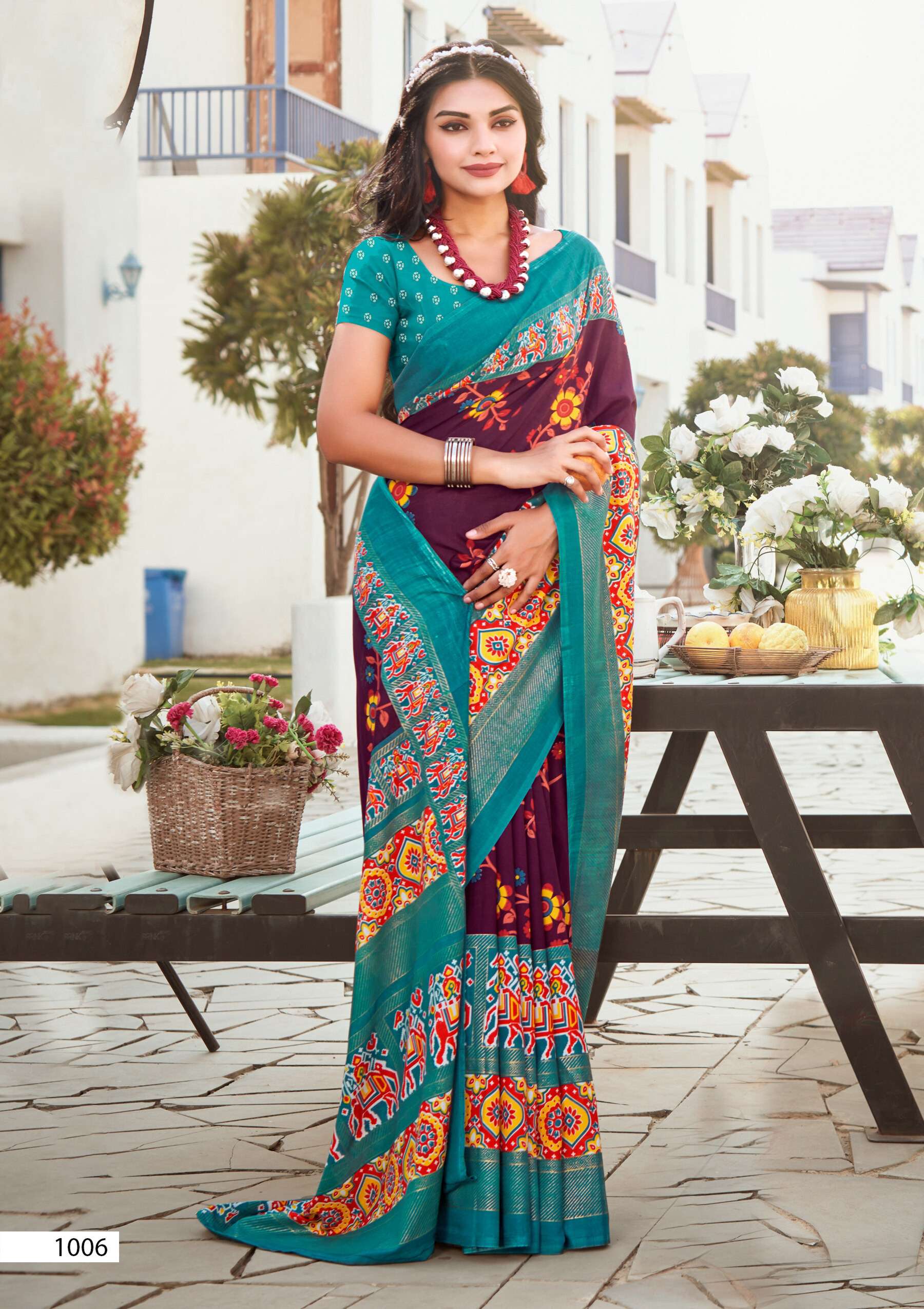 Saroj Ikkaya Patola  Vol 1 Soft  cotton silk saree  Wholesale catalog    
