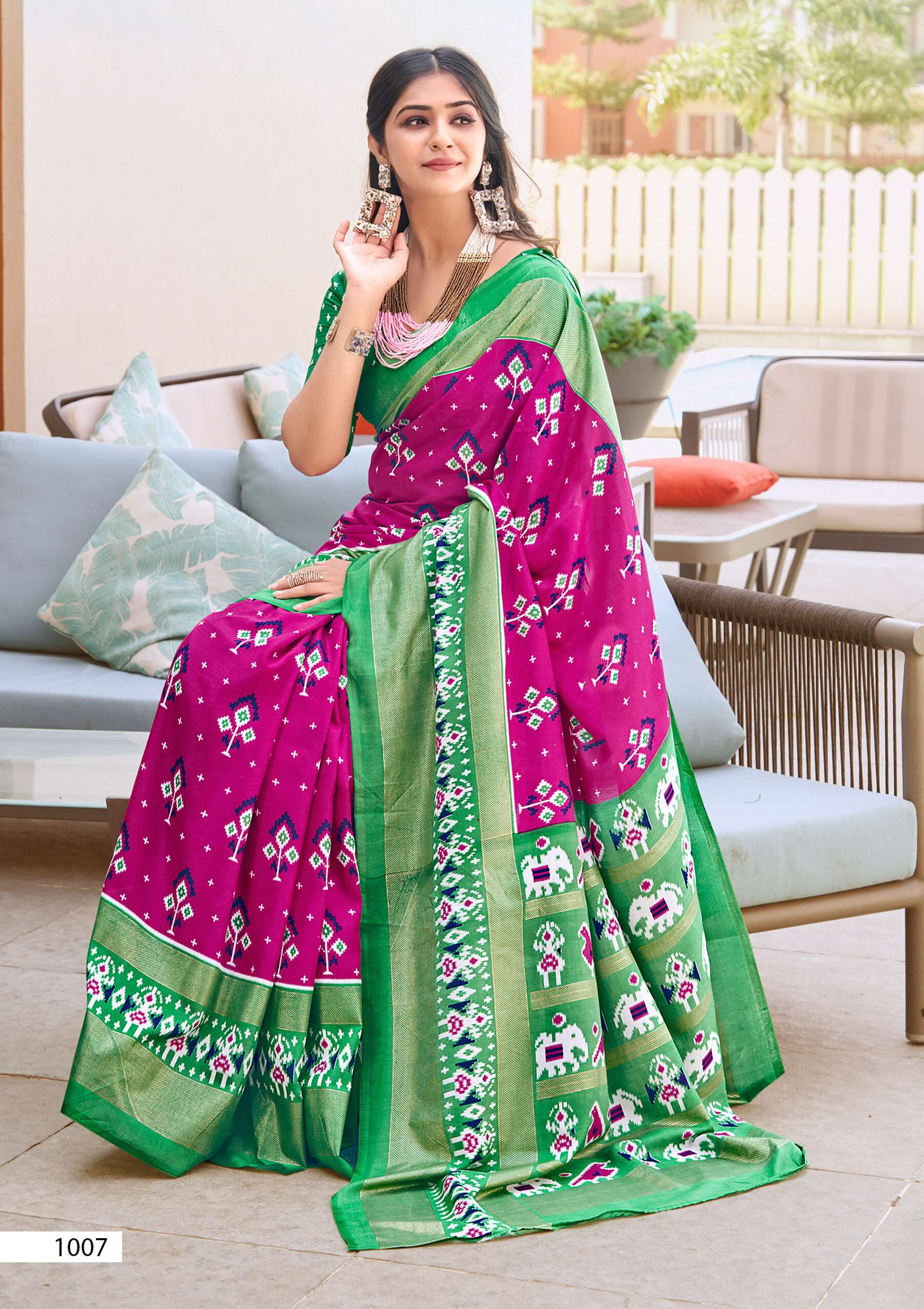 Saroj Ikkaya Vol.3 Soft cotton silk saree Saree Wholesale catalog    