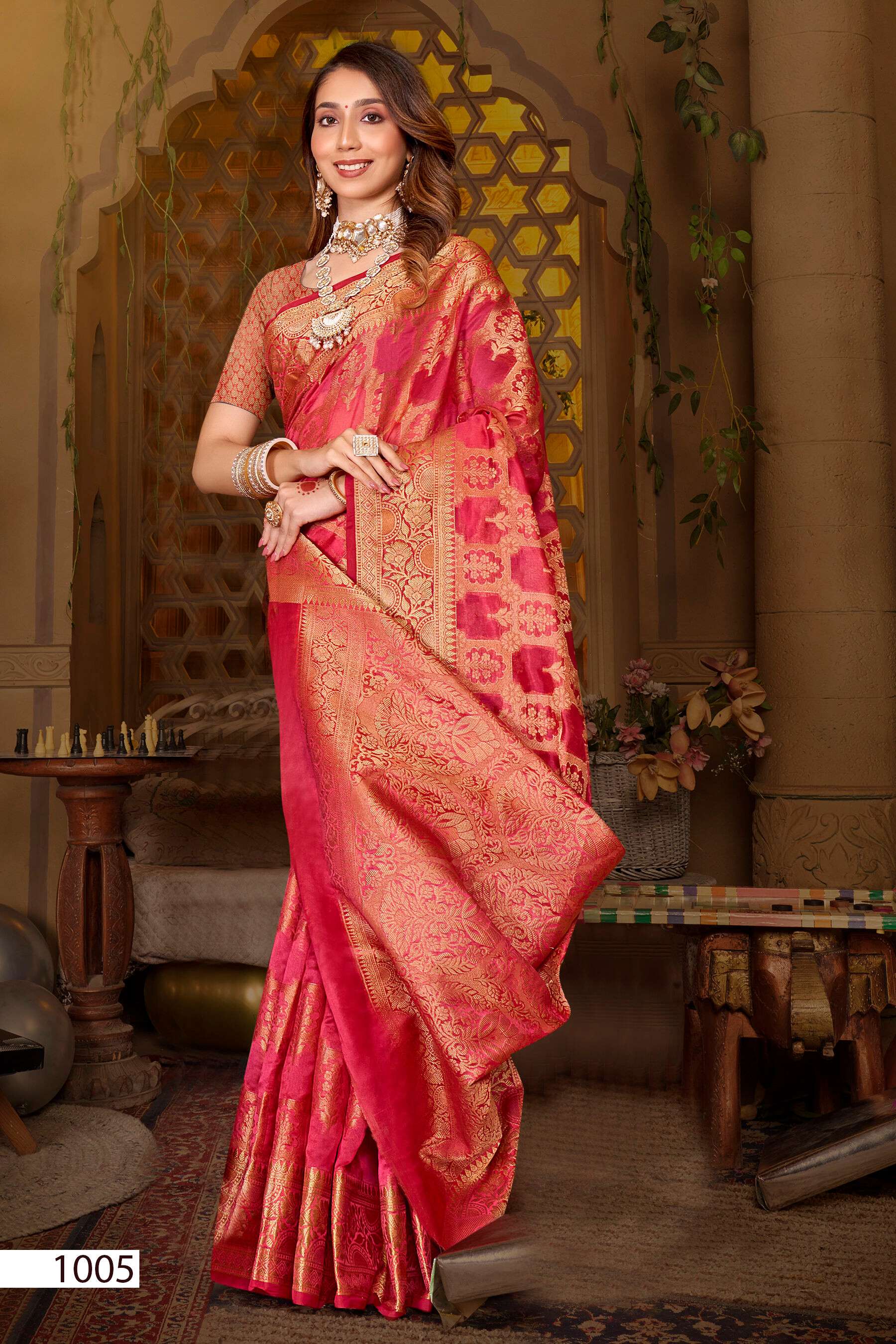 Saroj  Madhubala Vol - 1 Soft organza saree Wholesale catalog    