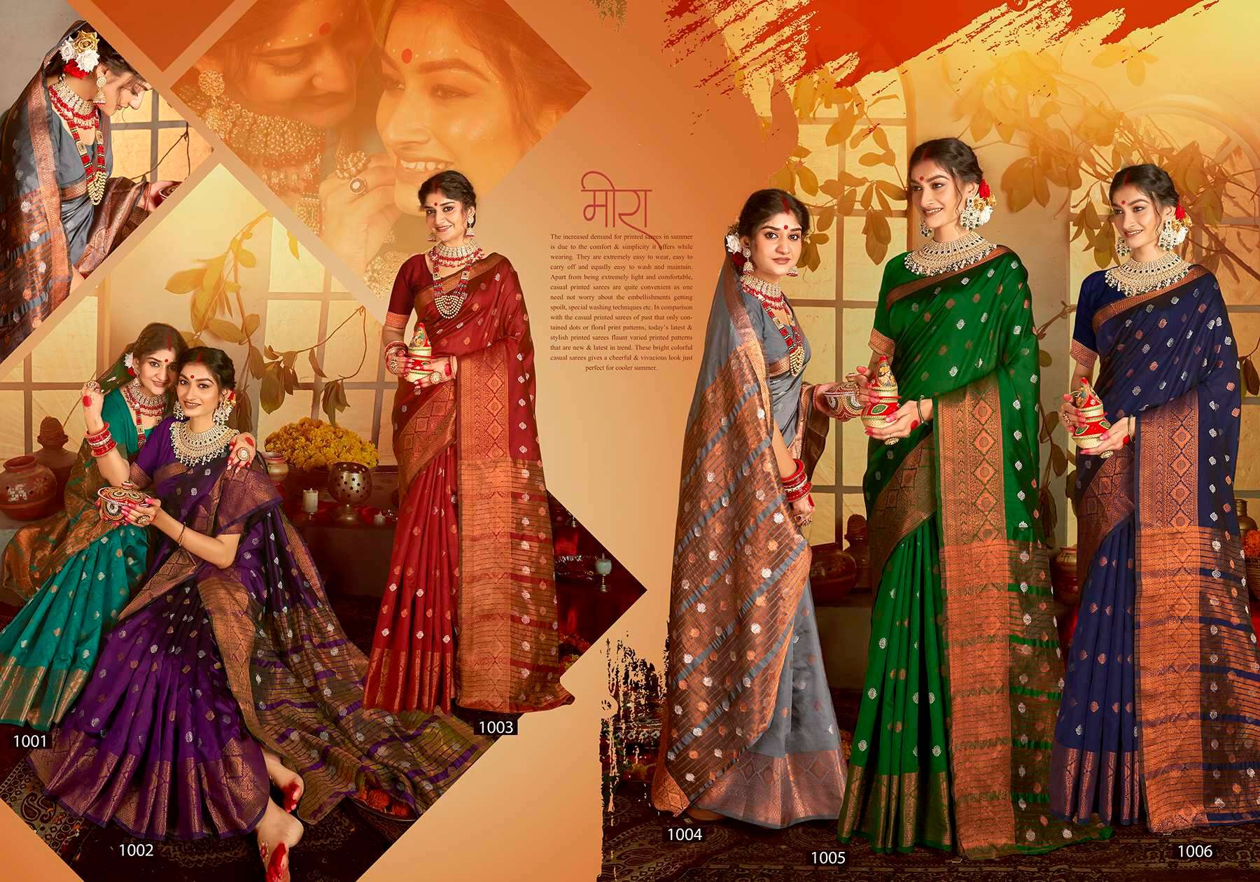 Saroj Sarswati Vol.1 Soft silk saree Wholesale catalog  