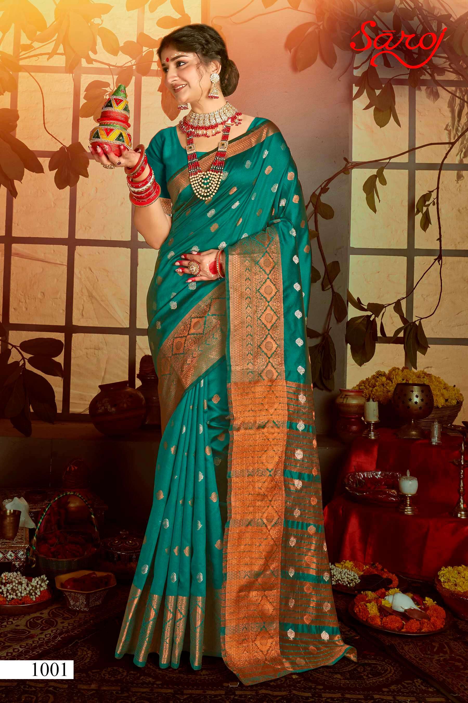 Saroj Sarswati Vol.1 Soft silk saree Wholesale catalog  