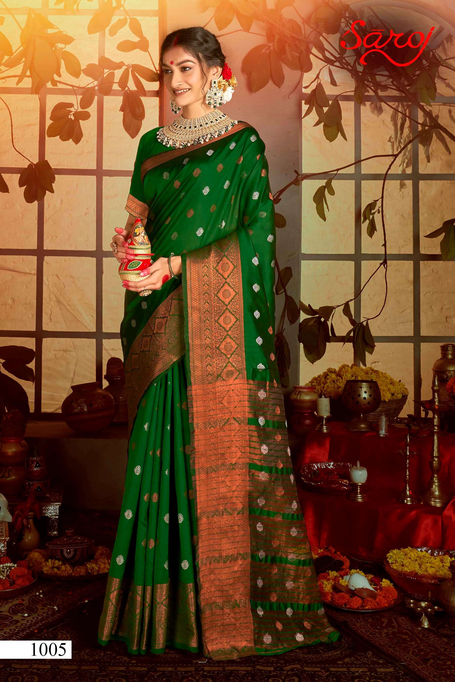 Saroj Sarswati Vol.1 Soft silk saree Wholesale catalog  