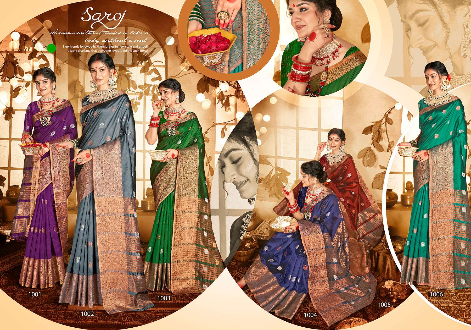 Saroj Sarswati Vol.3 Soft silk saree Saree Wholesale catalog    