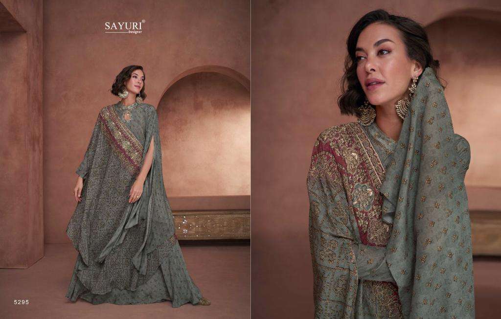 Sayuri Utsav Real Georgette Indo Western Wear Wholesale catalog