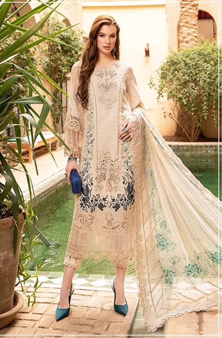 Shraddha Maria B Lawn Vol 1 Salwar Suits Wholesale catalog