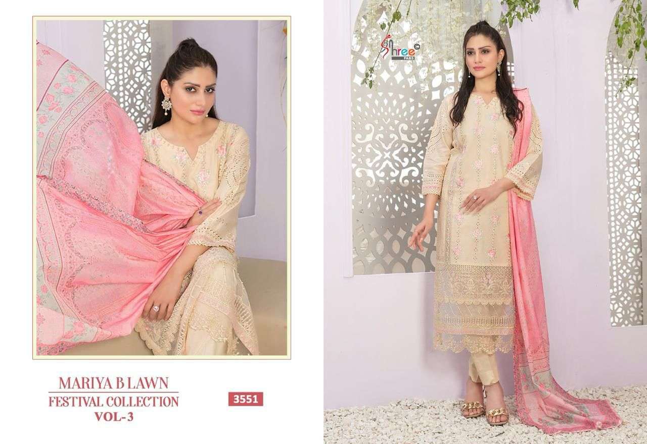 Shree Mariya B Vol 3 Chiffon Dupatta Salwar Suit Wholesale catalog