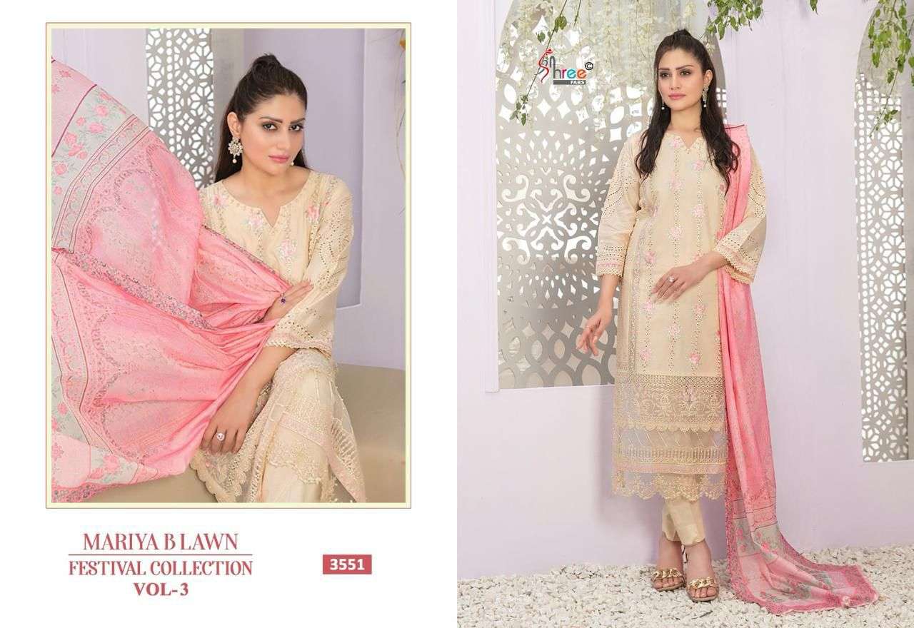 Shree Mariya B Vol 3 Cotton Dupatta Salwar Suit Wholesale catalog