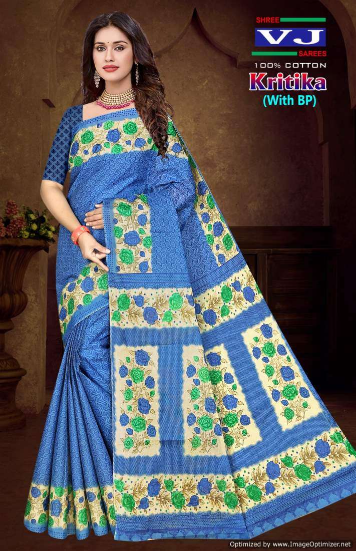 Shree VJ Kritika Vol-1 – Cotton Sarees - Wholesale Catalog