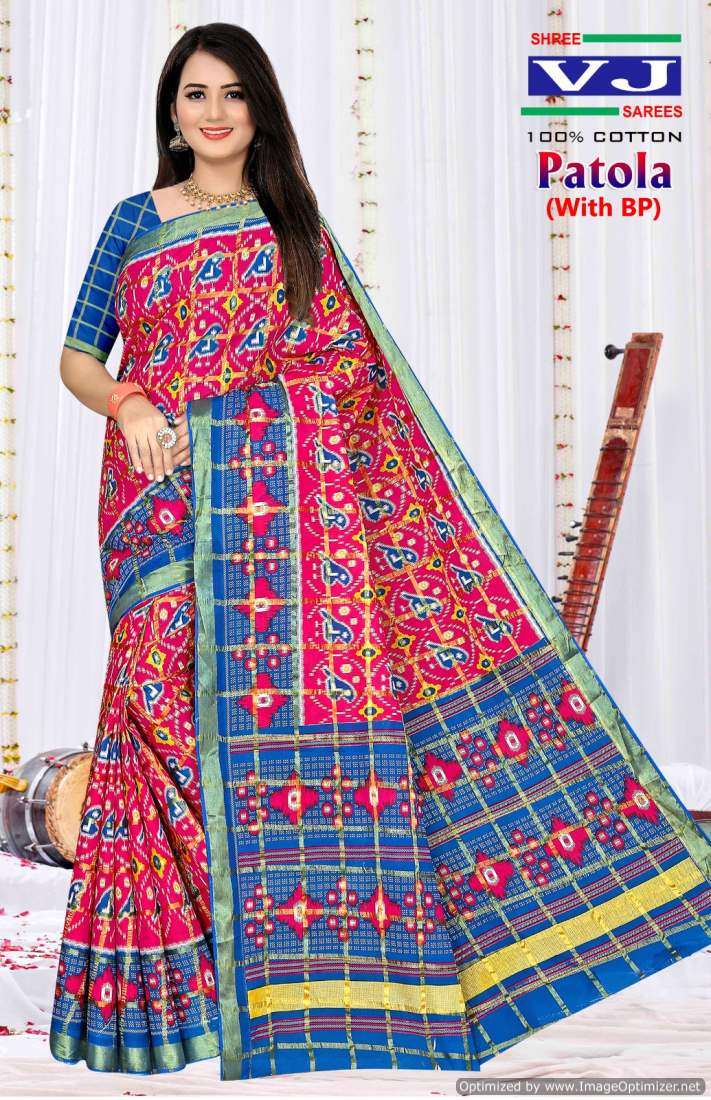 Shree VJ Patola – Cotton Sarees - Wholesale Catalog