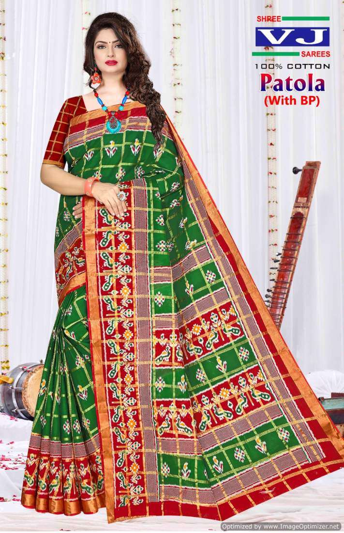 Shree VJ Patola – Cotton Sarees - Wholesale Catalog