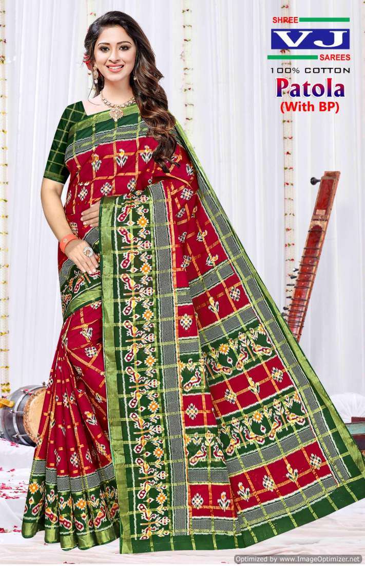 Shree VJ Patola – Cotton Sarees - Wholesale Catalog