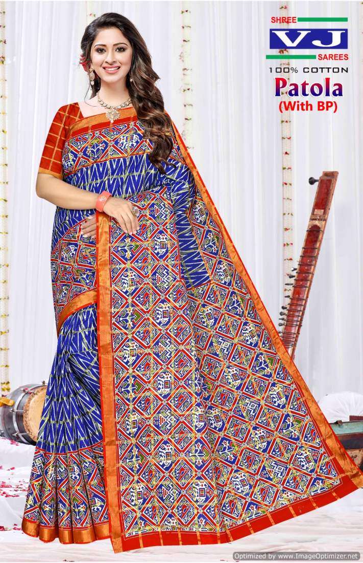 Shree VJ Patola – Cotton Sarees - Wholesale Catalog