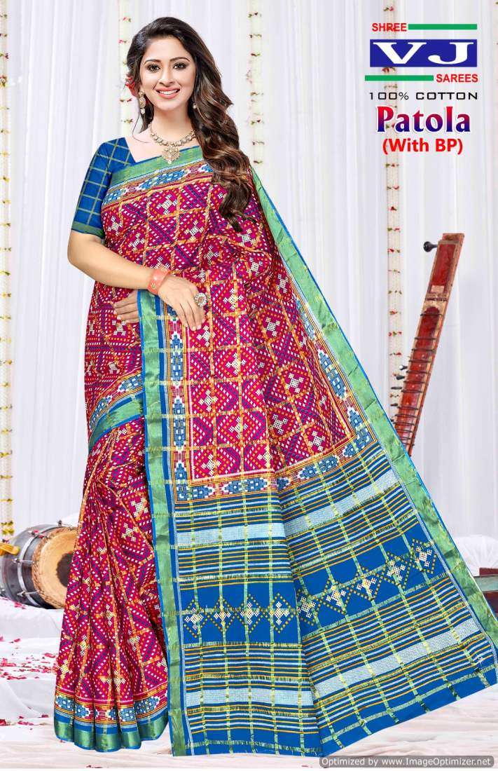 Shree VJ Patola – Cotton Sarees - Wholesale Catalog