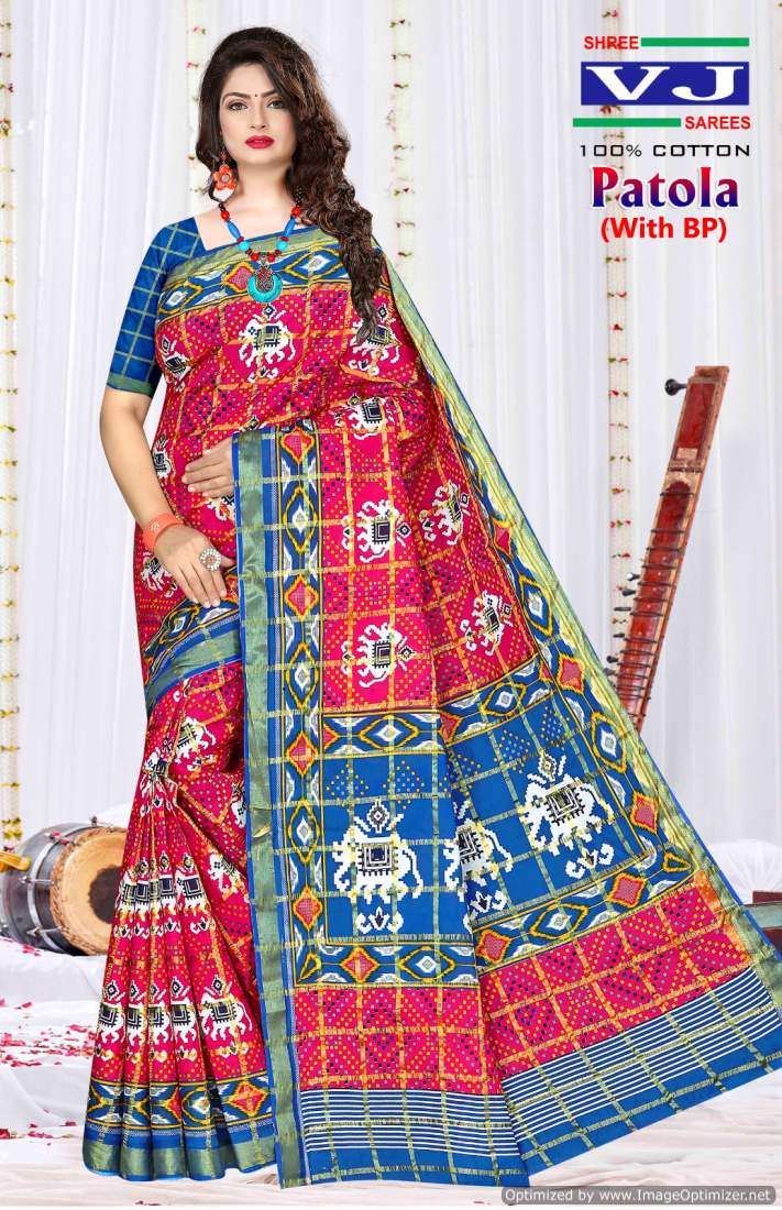 Shree VJ Patola – Cotton Sarees - Wholesale Catalog