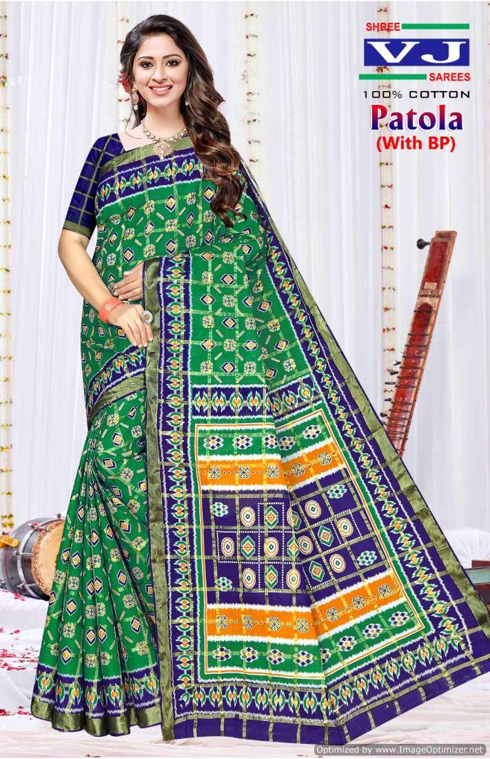 Shree VJ Patola – Cotton Sarees - Wholesale Catalog