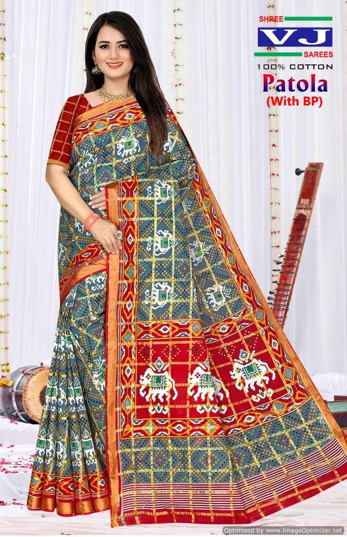 Shree VJ Patola – Cotton Sarees - Wholesale Catalog