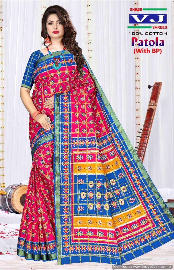 Shree VJ Patola – Cotton Sarees - Wholesale Catalog