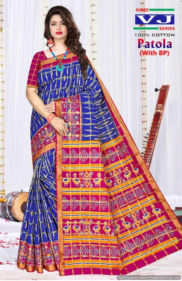 Shree VJ Patola – Cotton Sarees - Wholesale Catalog