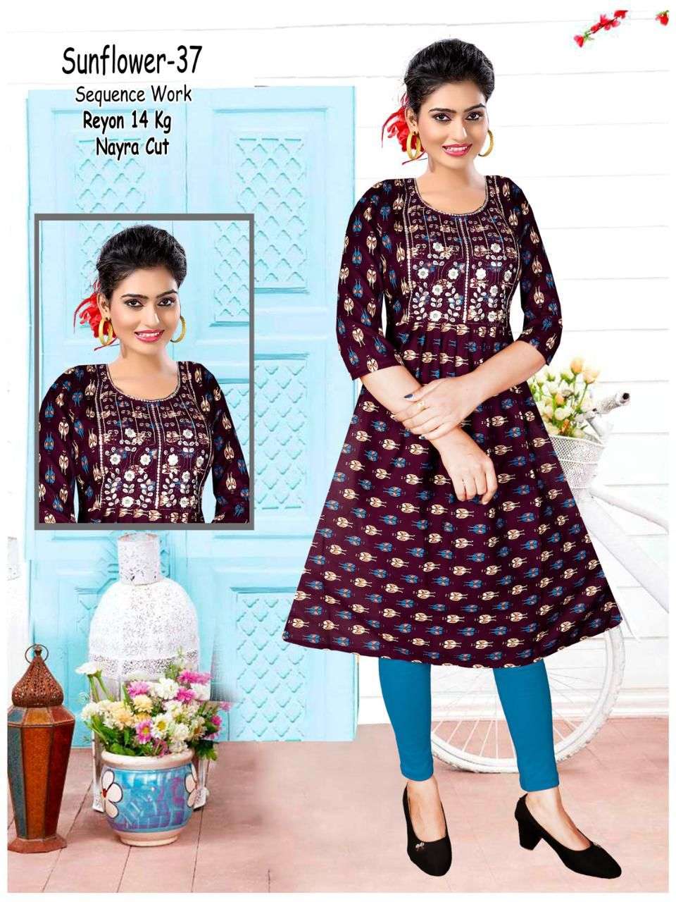 SUNFLOWER Kurti Wholesale catalog