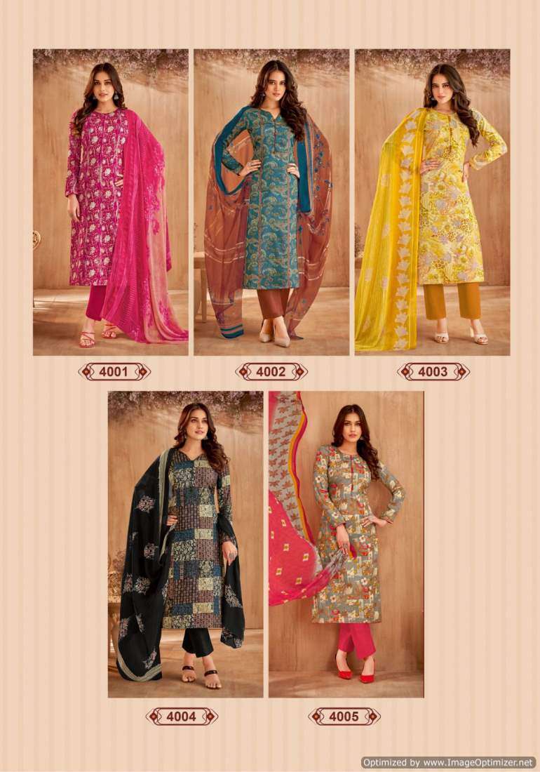 Suryajyoti Naishaa Vol-40 – Dress Material - Wholesale Catalog