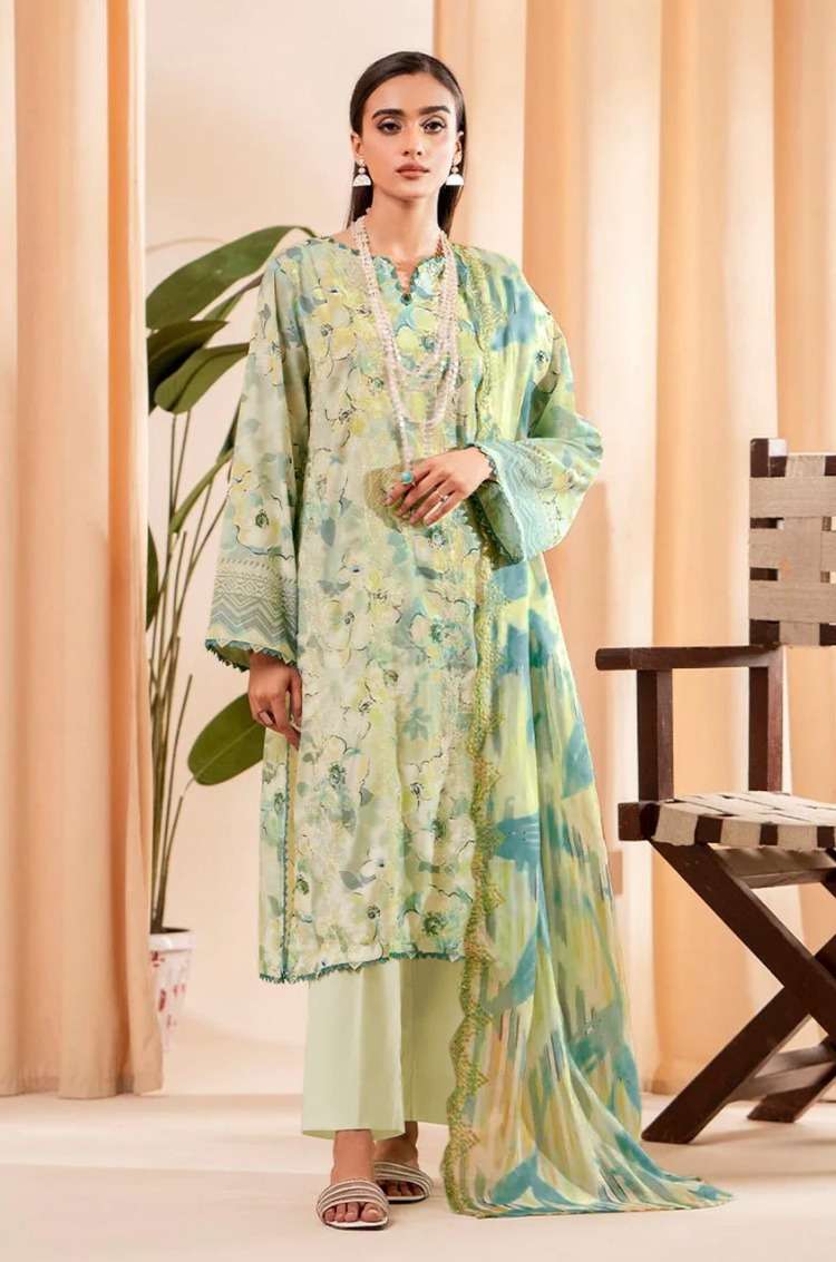 Taj 502 And 503 Cotton Dupatta Pakistani Suits Wholesale catalog