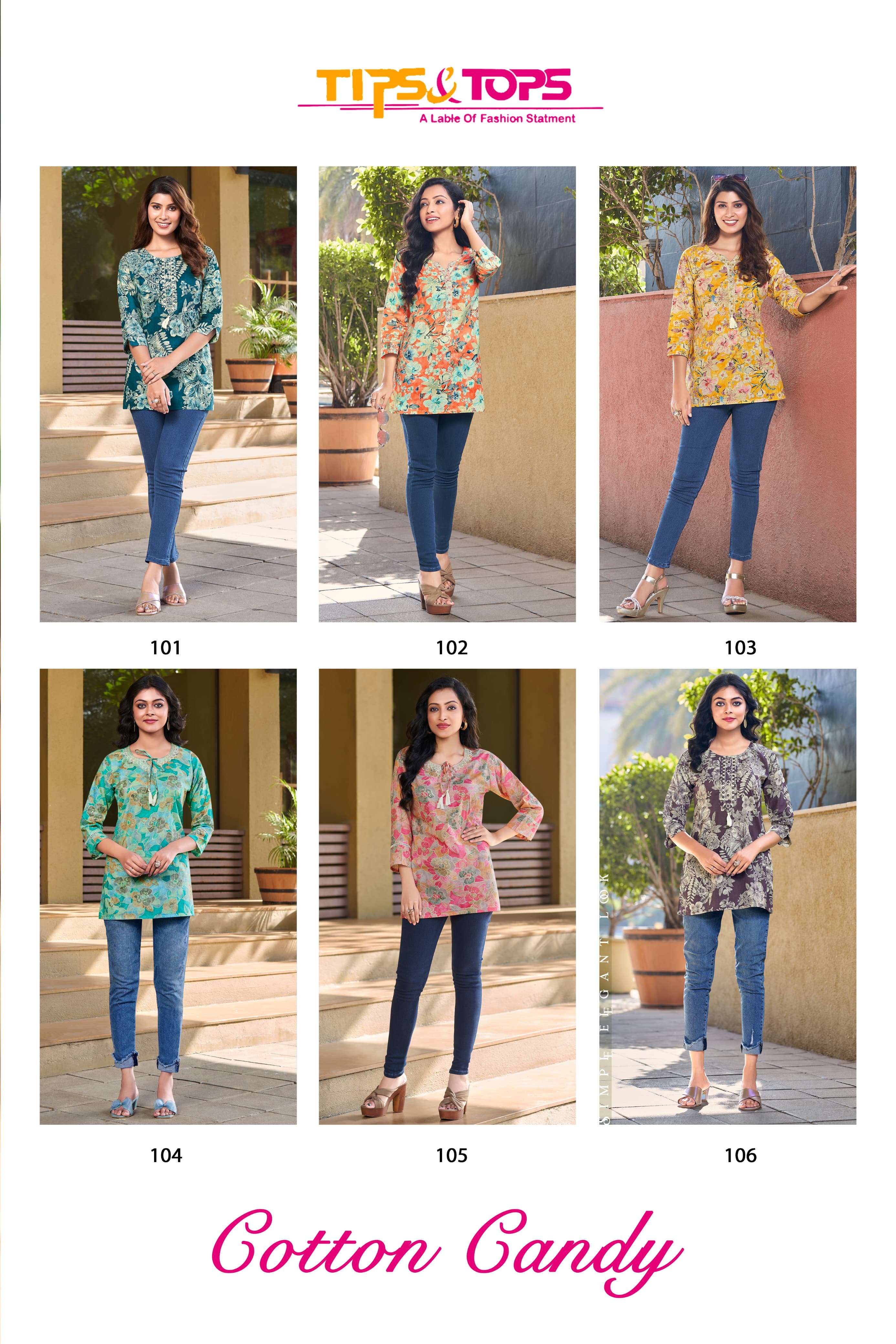 TIPS & TOPS COTTON CANDY Kurti Wholesale catalog