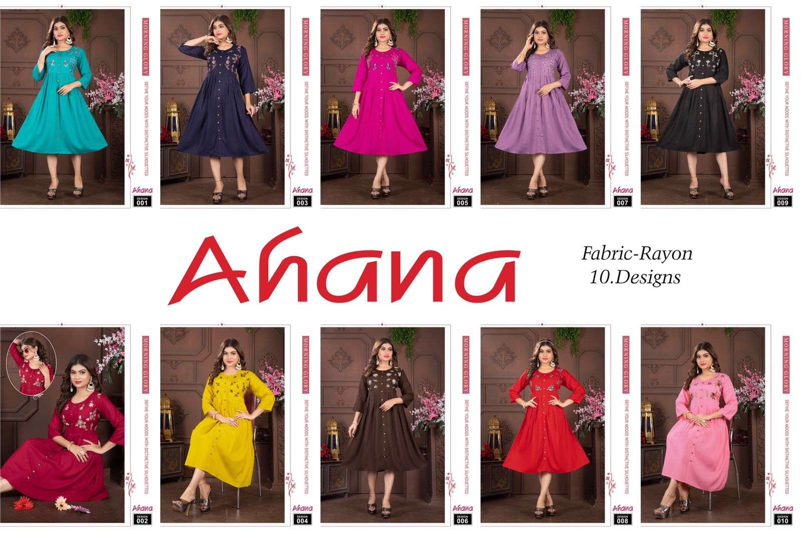 TRENDY AHANA VOL.1 Kurti Wholesale catalog