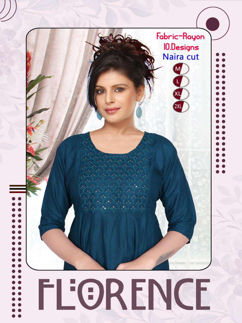 TRENDY FLORENCE Kurti Wholesale catalog