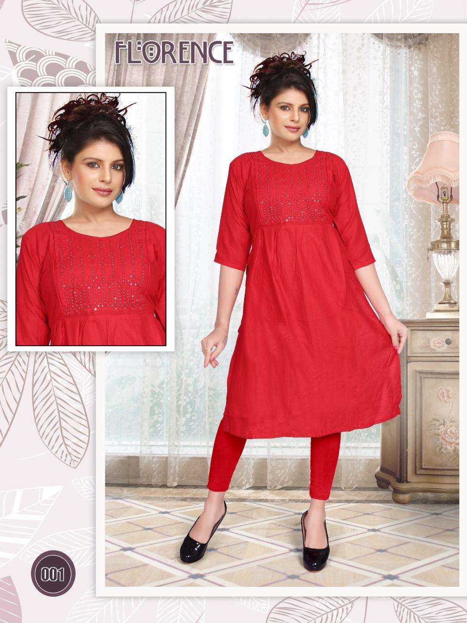 TRENDY FLORENCE Kurti Wholesale catalog