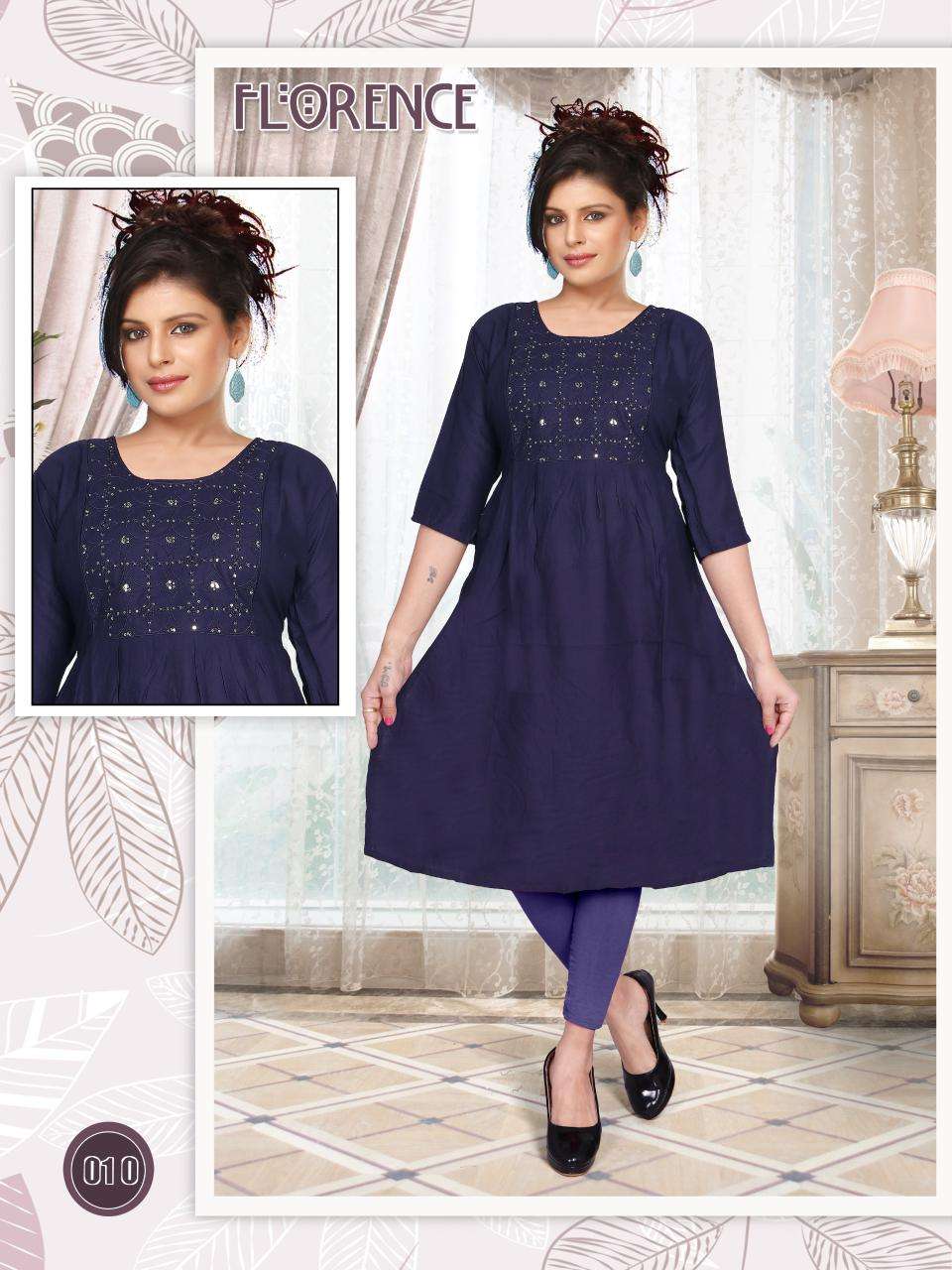 TRENDY FLORENCE Kurti Wholesale catalog