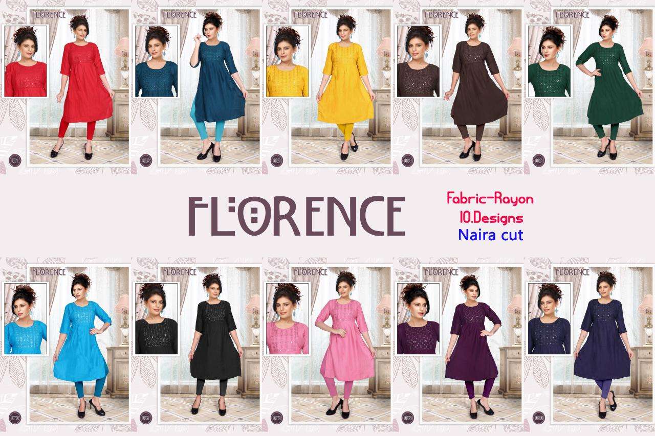 TRENDY FLORENCE Kurti Wholesale catalog