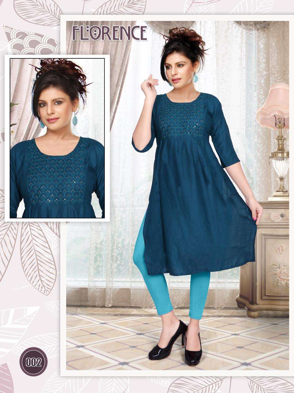 TRENDY FLORENCE Kurti Wholesale catalog