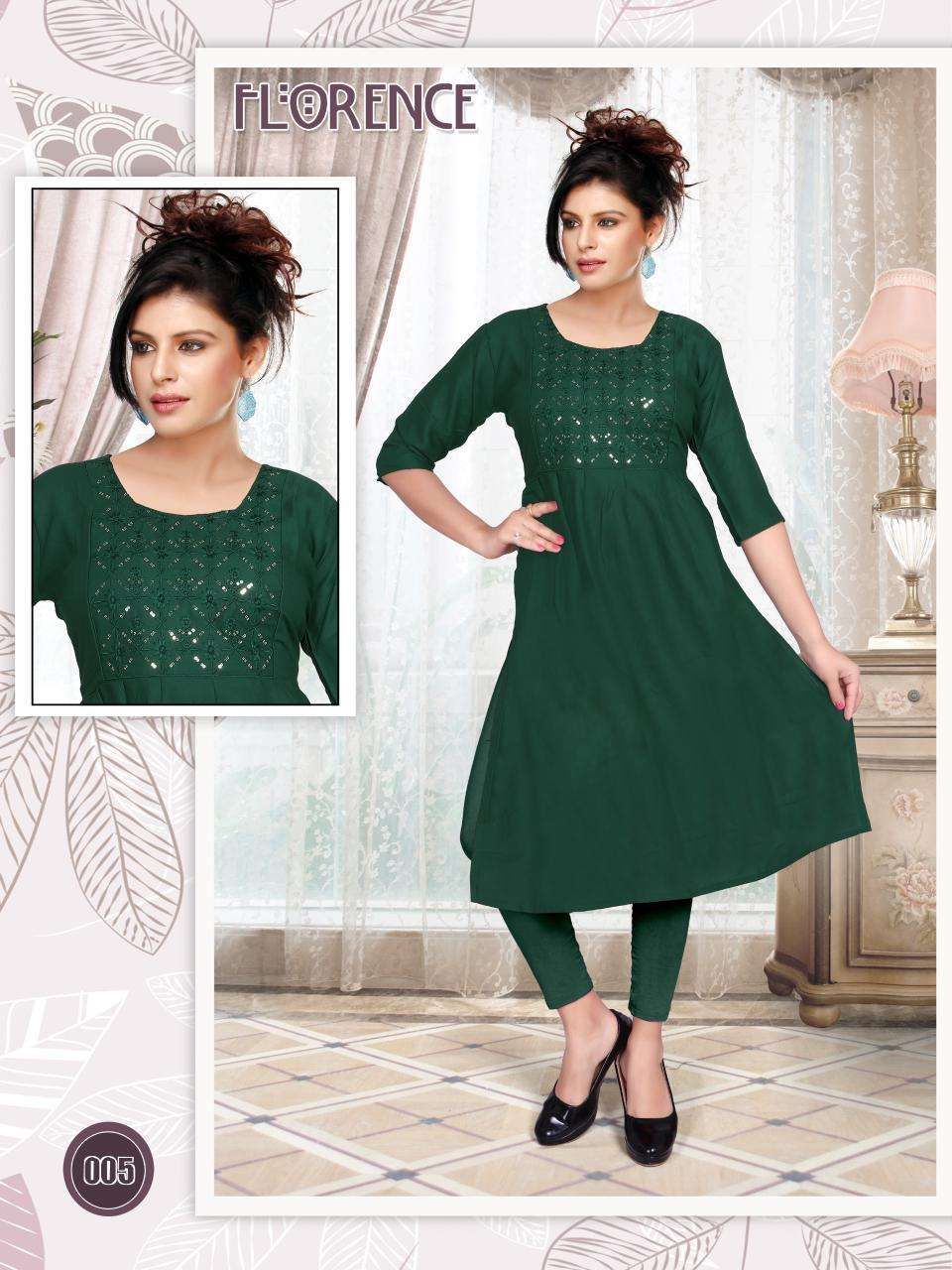 TRENDY FLORENCE Kurti Wholesale catalog