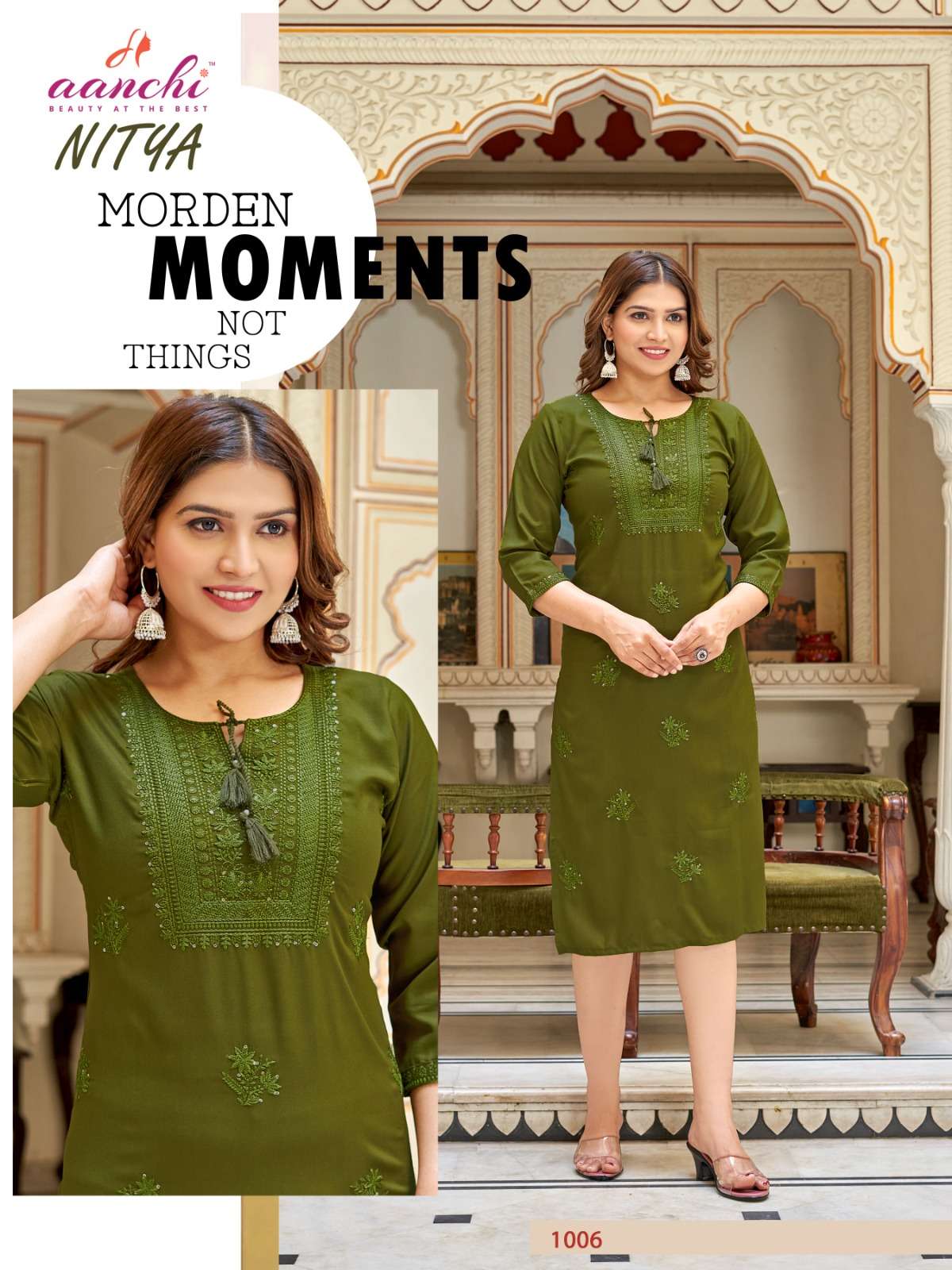 Aanchi NITYA Kurti Wholesale catalog