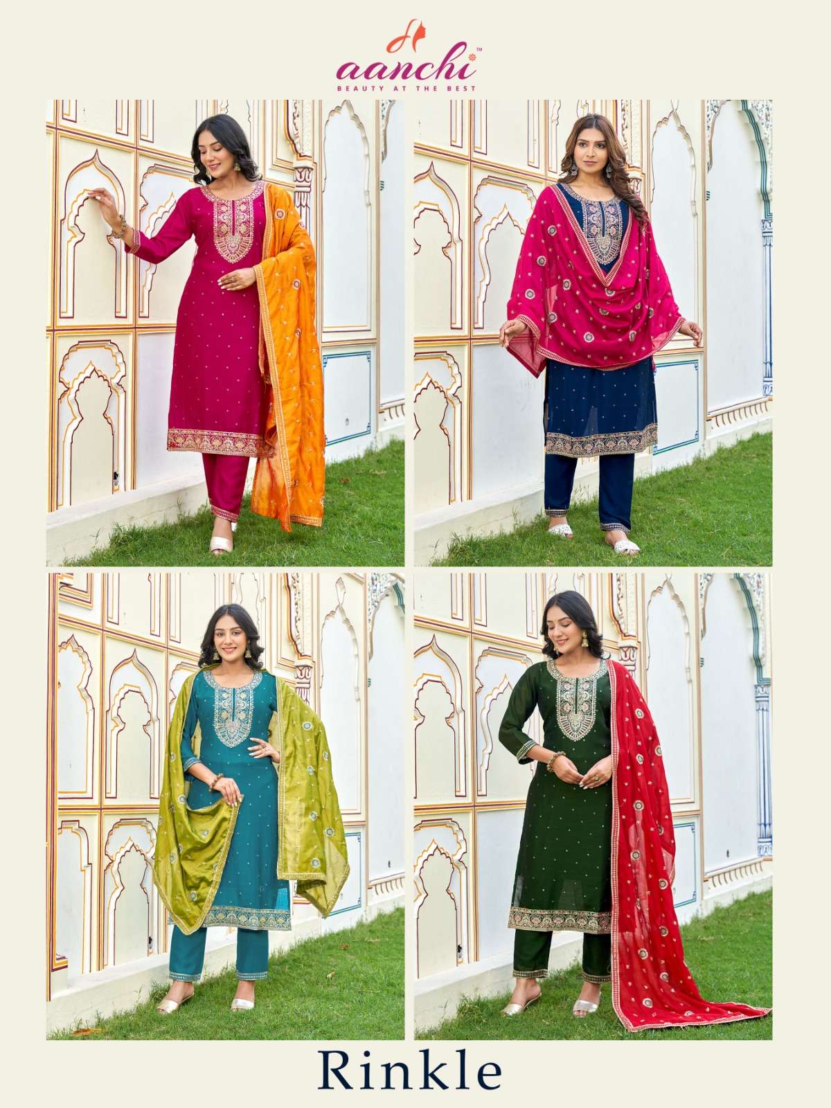 Aanchi RINKLE Kurti Wholesale catalog