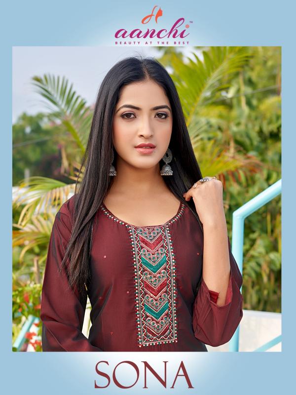 Aanchi SONA Kurti Wholesale catalog