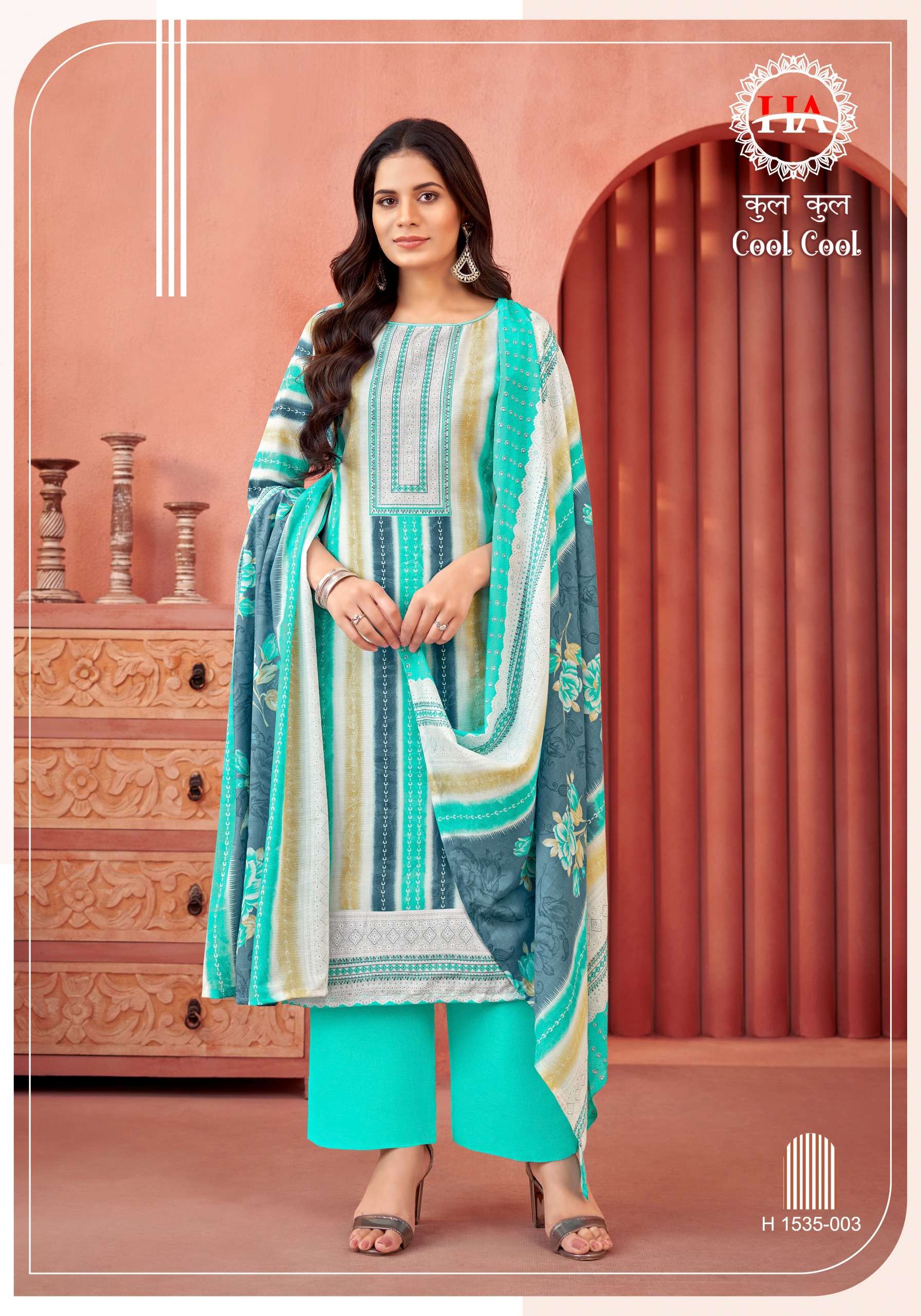 Alok Suit COOL COOL Dress Materials Wholesale catalog